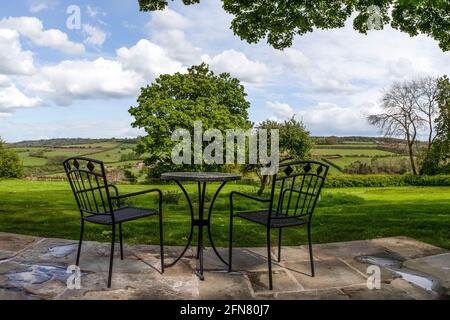 Vacanze di lusso nella Foresta di Dean, Gloucestershire presso la Coach House, Saltbox Escapes. Foto Stock