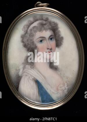 Ritratto di una Signora della Famiglia Huguenot del South Carolina, ca. 1795. Foto Stock