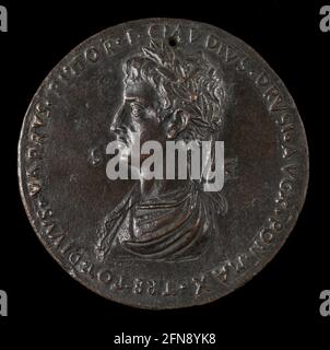 Imperatore Claudio, 10 a.C.-54 d.C., imperatore 41-54 [obverse], c.. 1440/1450. Foto Stock