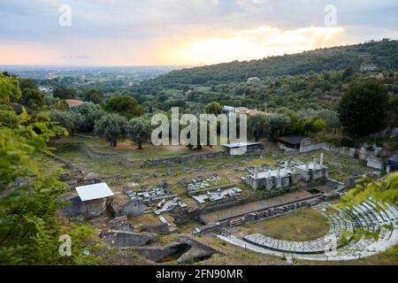 Teatro romano, Sessa Aurunca, Italia Foto Stock