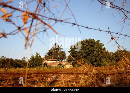 Da qualche parte nella contea del Lazio, Italia Foto Stock