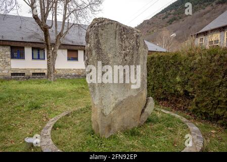 Pèira de Mijaran, il centro geografico della Valle d'Aran (Valle d'Aran, Catalogna, Spagna, Pirenei) ESP: Pèira de Mijaran, centro geográfico de Arán Foto Stock