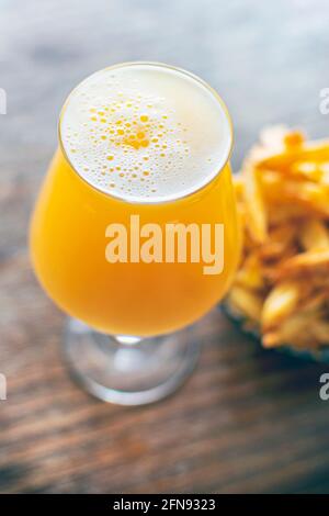 Birra fatta in casa Foto Stock