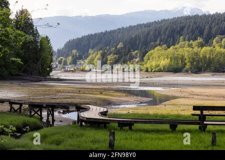 Shoreline Trail, Port Moody, Greater Vancouver, British Columbia, Canada Foto Stock