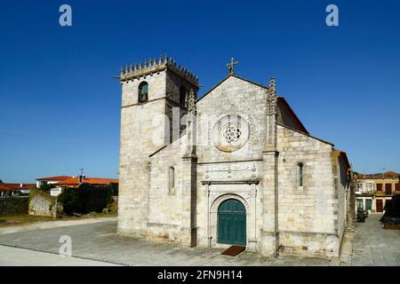 Chiesa parrocchiale gotica / rinascimentale / Igreja Matriz, Caminha, Provincia di Minho, Portogallo Foto Stock