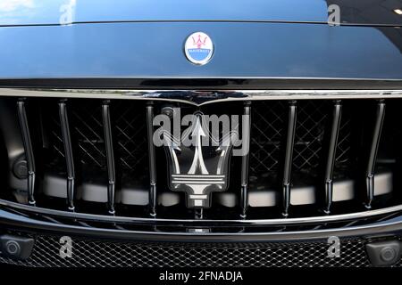 7 maggio 2021, Maserati della concessionaria di Londra, Ontario Canada. Luke Durda/Alamy Foto Stock