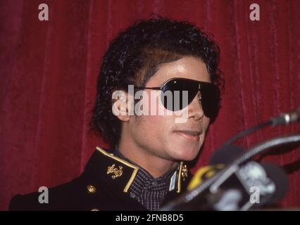 Michael Jackson Settembre 1984 Credit: Ralph Dominguez/MediaPunch Foto Stock