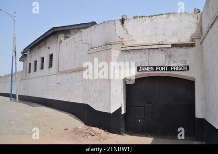 L'ex Fort St. James ad Accra, Ghana. Foto Stock