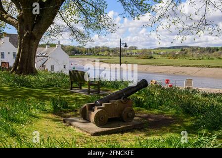 Kirkcudbright Harbour Scozia Foto Stock