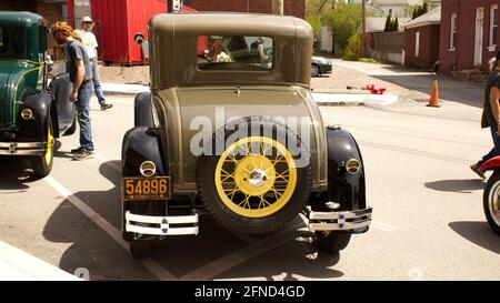 Vista posteriore di una Ford modello A 1931 Foto Stock