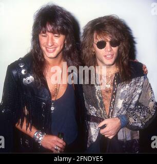 Richie Sambora Jon Bon Jovi 1990 Foto di Adam Scul/PHOTOlink Foto Stock