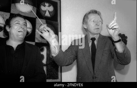 Zubin Mehta Danny Kaye 1978 Foto di Adam Scul/PHOTOlink Foto Stock