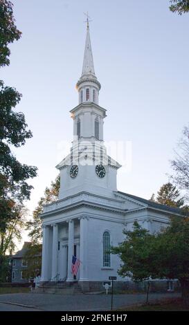 Prima chiesa parrocchiale di Lexington, Massachusetts Foto Stock