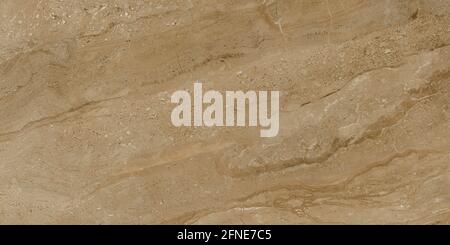 design in marmo naturale di colore marrone con venature naturali rustiche fine Foto Stock