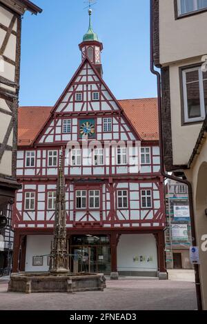 Comune di Bad Urach, Bad Urach, Baden-Wuerttemberg, Germania Foto Stock