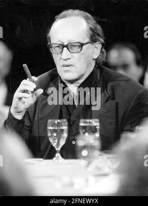 Heiner Müller, drammaturgo tedesco. [traduzione automatizzata] Foto Stock