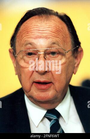 Hans Dietrich Genscher, FDP, 1993. [traduzione automatizzata] Foto Stock