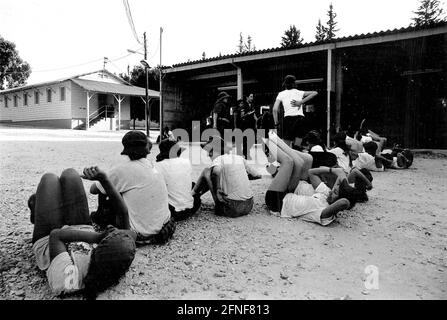 Formazione di base di soldati nell'esercito israeliano. [traduzione automatizzata] Foto Stock