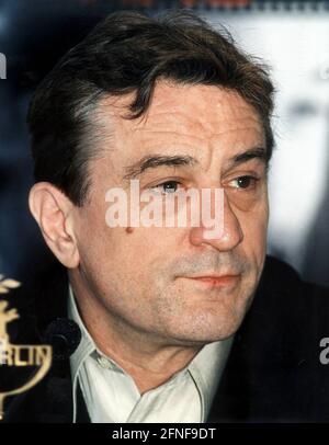 Data di registrazione: 02.03.1998 Robert de Niro durante una conferenza stampa al 48° Festival Internazionale del Cinema di Berlino. [traduzione automatizzata] Foto Stock