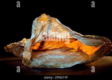 Sacchetto di carta marrone. Foto Stock