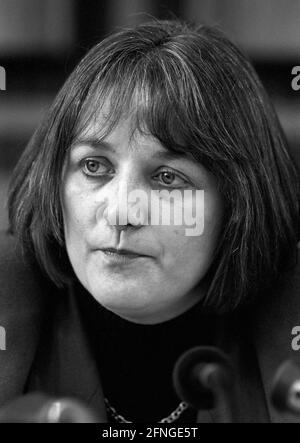 Sabine LEUTHEUSSER-SCHNARRENBERGER , FDP , febbraio 1993 [traduzione automatica] Foto Stock