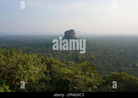 Lion's rock, Sigirîya, Sri Lanka, marzo 2018 Foto Stock