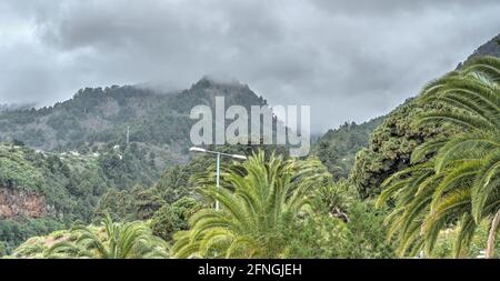 Real Santuario Insular de Nuestra Señora de las Nieves, la Palma Foto Stock