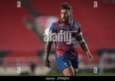 Nathan Hughes di Bristol Bears durante il gioco Foto Stock