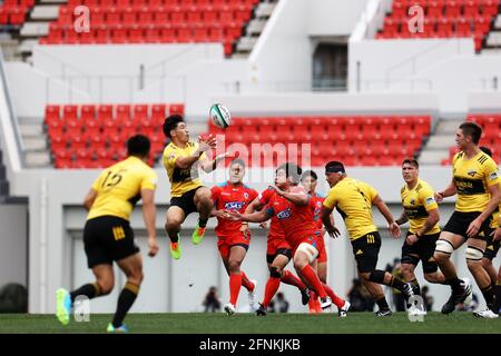 Hanazono Rugby Stadium, Higashi Osaka, Giappone. 16 maggio 2021. Ryoto Nakamura (), 16 MAGGIO 2021 - Rugby : Giappone Rugby Top League 2021 Semifinale match tra Suntory Sungoliath 26-9 Kubota Spears al Hanazono Rugby Stadium, Higashi Osaka, Giappone. Credit: SportsPressJP/AFLO/Alamy Live News Foto Stock