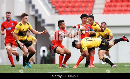 Hanazono Rugby Stadium, Higashi Osaka, Giappone. 16 maggio 2021. Sryug Kim (), 16 MAGGIO 2021 - Rugby : Giappone Rugby Top League 2021 Semifinale match tra Suntory Sungoliath 26-9 Kubota Spears al Hanazono Rugby Stadium, Higashi Osaka, Giappone. Credit: SportsPressJP/AFLO/Alamy Live News Foto Stock