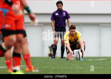 Hanazono Rugby Stadium, Higashi Osaka, Giappone. 16 maggio 2021. Beauden Barrett (), 16 MAGGIO 2021 - Rugby : Giappone Rugby Top League 2021 Semifinale match tra Suntory Sungoliath 26-9 Kubota Spears al Hanazono Rugby Stadium, Higashi Osaka, Giappone. Credit: SportsPressJP/AFLO/Alamy Live News Foto Stock