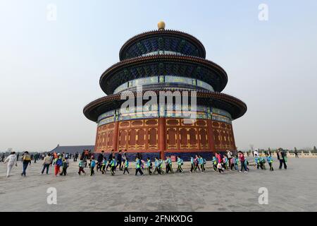 Tempio del Cielo a Pechino in Cina. Foto Stock