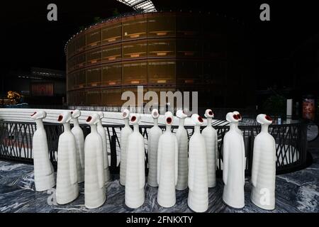 "L'Uovo' - Pechino il Centro Nazionale per le Arti dello spettacolo. Foto Stock