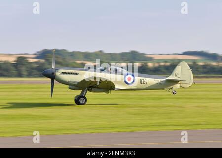 Supermarine Seafire aereo da combattimento, versione navale dello Spitfire. Aereo da combattimento della seconda guerra mondiale utilizzato da British Fleet Air Arm, Royal Navy Foto Stock