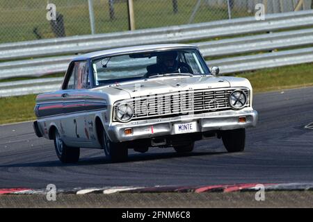 DaN Williamson, Ford Falcon, Historic Touring Car Championship, Historic Sports Car Club, HSCC, Jim Russell Trophy Meeting, aprile 2021, Snetterton, No Foto Stock