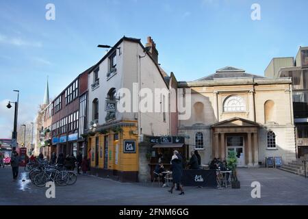 Oxford, Oxfordshire, Regno Unito 01 29 2020 acquirenti su Queen Street a Oxford, Regno Unito Foto Stock