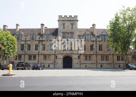 St John's College a St Giles' di Oxford. Parte dell'Università di Oxford nel Regno Unito Foto Stock