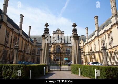 Il Merton College di Oxford, parte dell'Università di Oxford nel Regno Unito, si è tenuto il 15 settembre 2020 Foto Stock