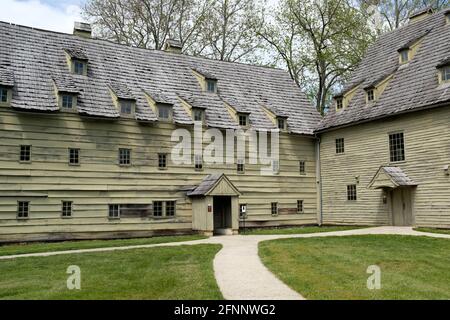 Meeting House and Residences at Ephrata Cloister, Lancaster County, Pennsylvania Foto Stock