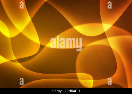 Fiery incandescente Random Shapes and Circles Abstract futuristico concetto di sfondo senza giunture. Foto Stock