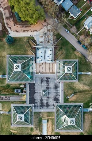 Muttart Conservatory, Edmonton, Alberta Foto Stock