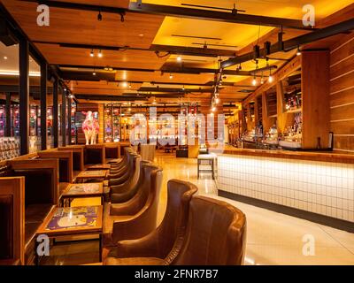 Las Vegas, 26 GENNAIO 2021 - Vista interna del Casinò Cosmopolitan Foto Stock