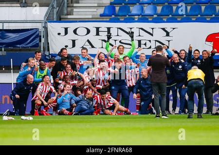 HEERENVEEN, PAESI BASSI - MAGGIO 16: Team Sparta Rotterdam durante la partita olandese Eredivisie tra SC Heerenveen e Sparta Rotterdam in via Abe Lestra Foto Stock