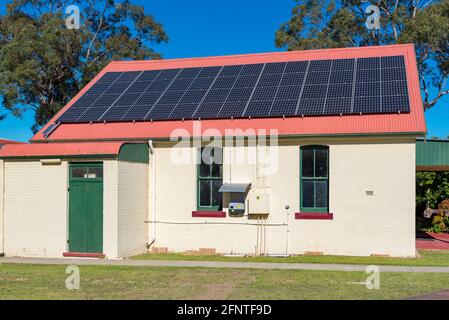 L'Istituto Letterario Kenturst costruito nel 1889 su Kenthurst Road a Sydney, New South Wales, Australia, è una semplice sala della comunità tardo vittoriana Foto Stock