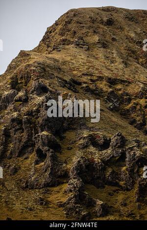 Esplorare gli interni islandesi di 4 x 4 Foto Stock