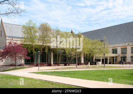 NORTHFIELD, MN, USA - 10 MAGGIO 2021 - Bunstrock Commons nel campus del St. OLAF College. Foto Stock