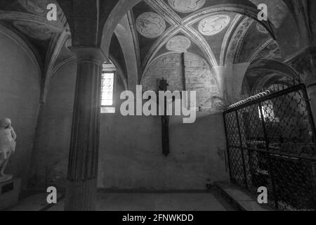 14 maggio 2021, FIRENZE, ITALIA: 19/05/2021 Firenze, Convento dei monaci benedettini di San Miniato a Monte sulle colline di Firenze (immagine di credito: © Fabio Sasso/FILO ZUMA) Foto Stock