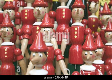 Marionette di Pinocchio, Italia, Toscana, Firenze Foto Stock