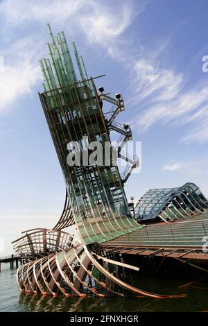 Tappa al Festival di Bregenz, Austria, Vorarlberg, Lago di Costanza, Bregenz Foto Stock