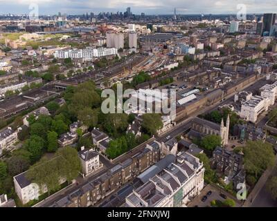 Camden e Euston, Londra, Inghilterra Foto Stock